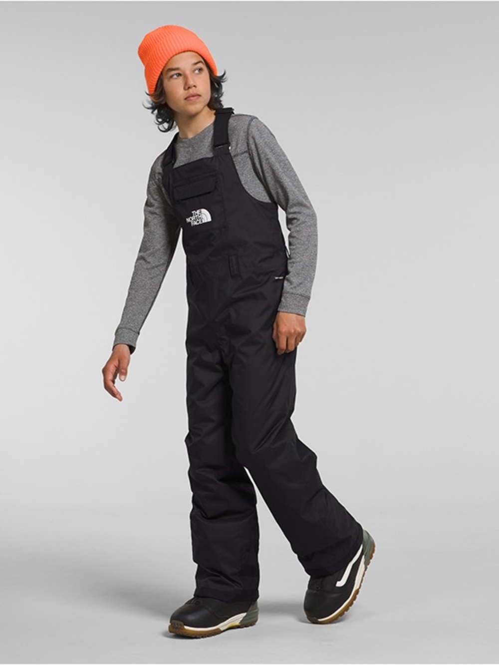 The North Face DryVent Youth Snow Bibs Black Size L (12) Ski Snowboard